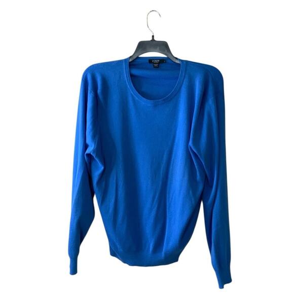 JCrew Sweater Size L Long Sleeve Crewneck Pima Cotton Preppy Minimalist Pullover - Picture 3 of 5